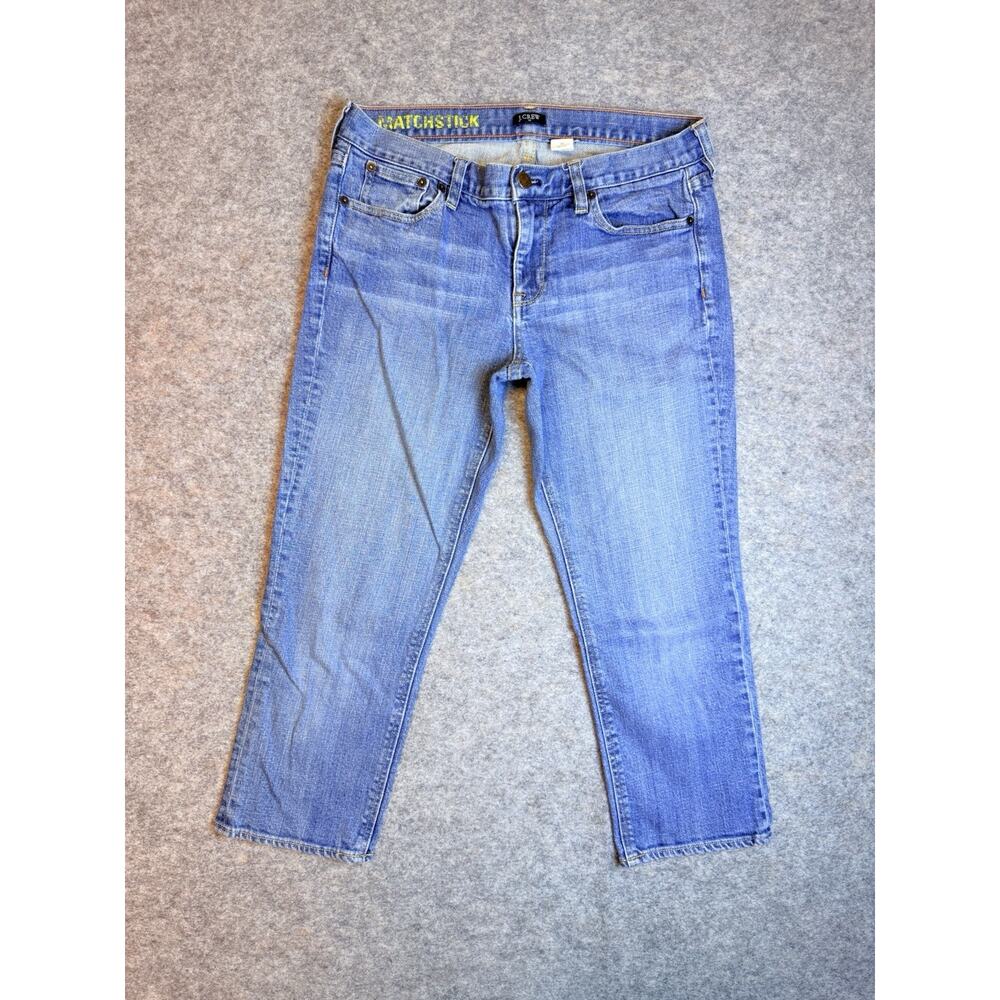 Vintage J Crew Matchstick Y2K Capri Jeans Size 30